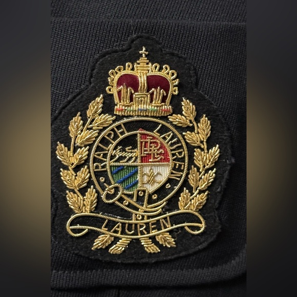 Lauren Ralph Lauren 100%wool laine lining Black Blazer with Gold Buttons - Picture 5 of 14